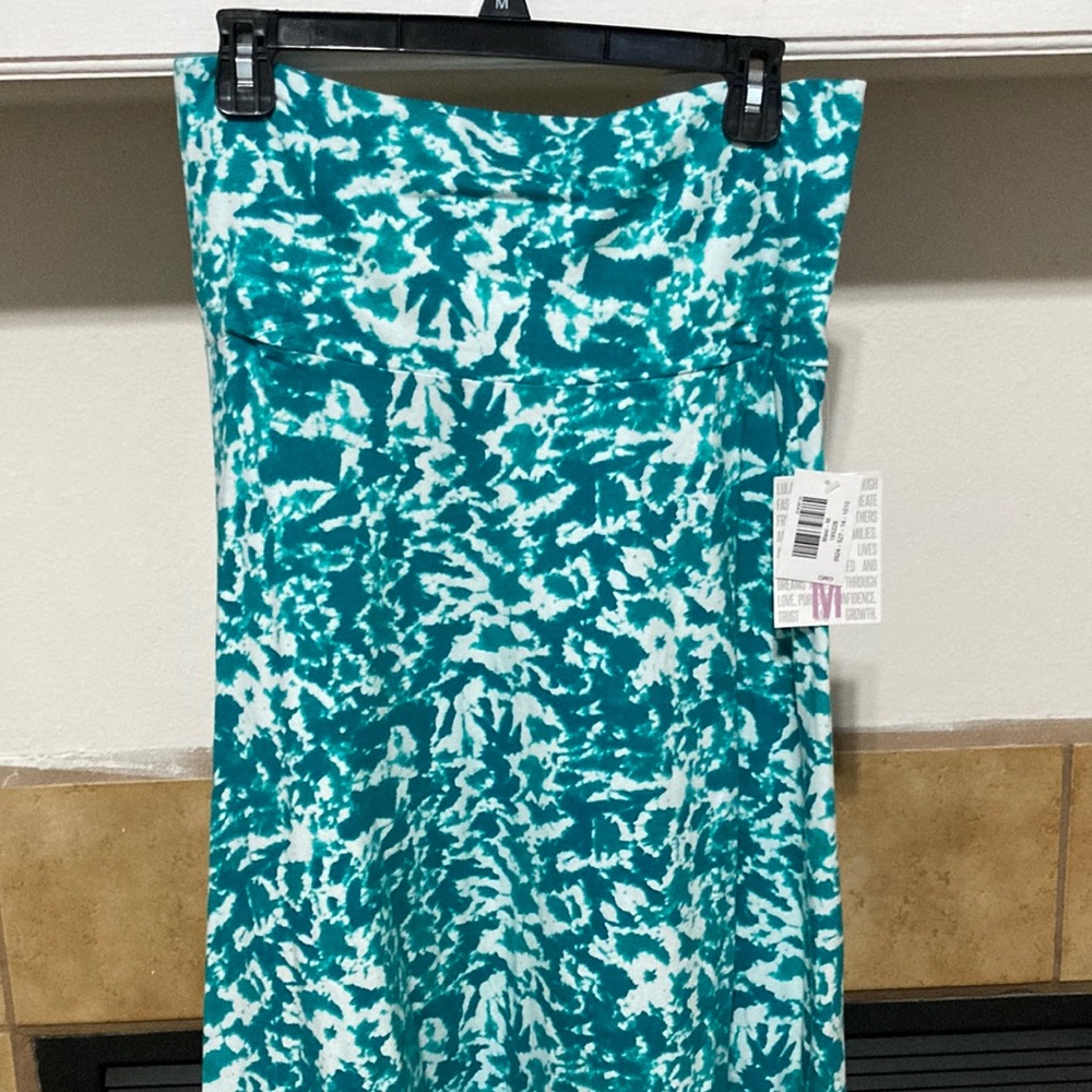 LuLaRoe Women’s Teal Maxi Dress (size M) NWT